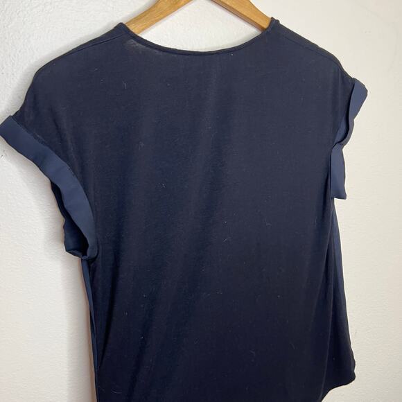 Fortune + Ivy Black Button Up Short Sleeve Small - Picture 6 of 9